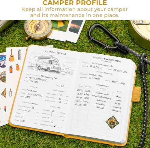 Miniatura 5 de Clever Fox CF Camping Journal (Amber Yellow, Pocket (3.7'' x 5.6''))