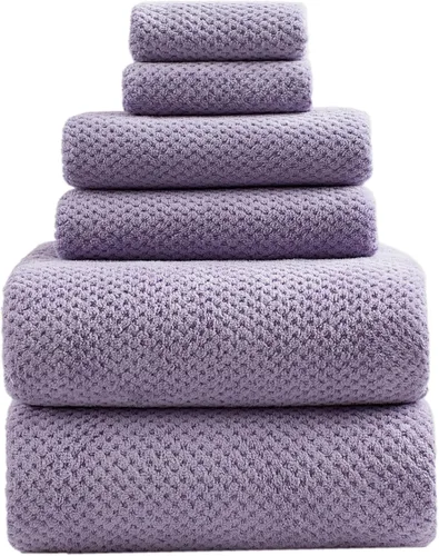 Toallas de baño extragrandes de 40x80 pulgadas para adultos, toallas de baño súper suaves de secado rápido y altamente absorbentes de microfibra