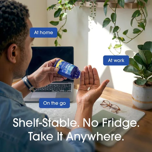 Miniatura 6 de Probióticos para mujeres y hombres – con enzima lactasa y fibra prebiótica para la salud digestiva – 80 por ciento + suplemento más potente