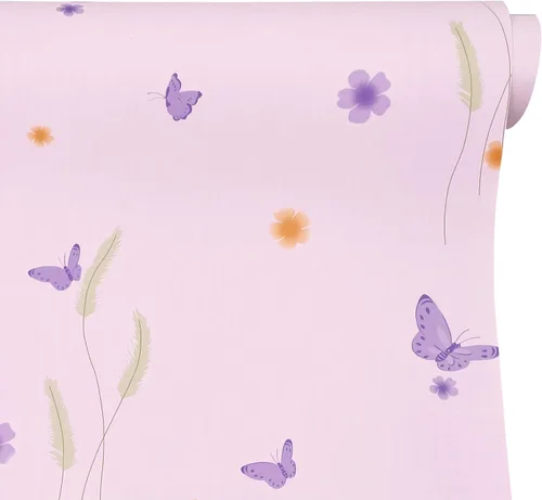 Miniatura 5 de Yifely Rollo de revestimiento de estante de 9.8 pies con diseño de mariposa morada, extraíble, para muebles, papel de PVC, 118 x 17.7 pulgadas