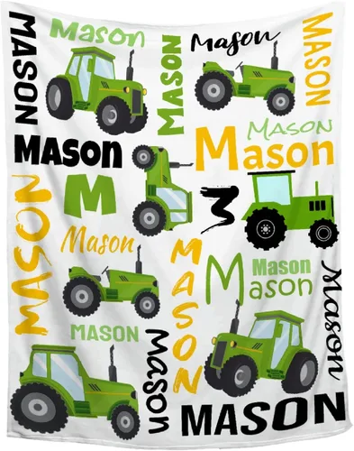 Miniatura 15 de Manta de franela de camión de construcción y volquete de tractor Solo un niño al que le encantan los camiones Manta para niños pequeños amantes