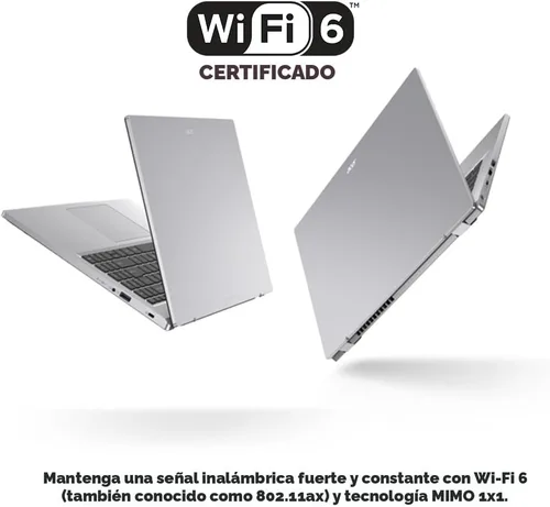 Miniatura 6 de acer Aspire 3 A315-24PT-R0UX - Laptop delgada, pantalla táctil IPS Full HD de 15.6 pulgadas, procesador AMD Ryzen 5 7520U de cuatro núcleos