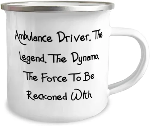 Miniatura 2 de Cool Ambulance Driver - Taza para caravana de 12 onzas, conductor de ambulancia. La leyenda. El dinamo. La motivación para colegas de amigos