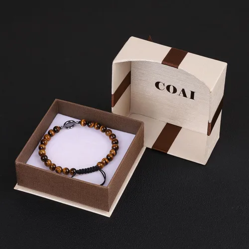 Miniatura 7 de COAI Pulsera de mal de ojo con cuentas de piedra
