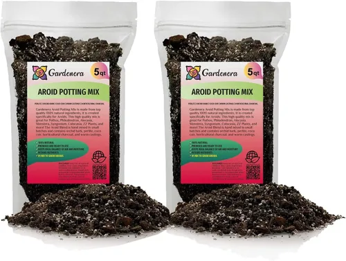 Miniatura 7 de Gardenera Mezcla prémium para macetas Aroid - 2 cuartos de galón - Mezcla libre de tierra para Aroids - Medio de cultivo para plantas