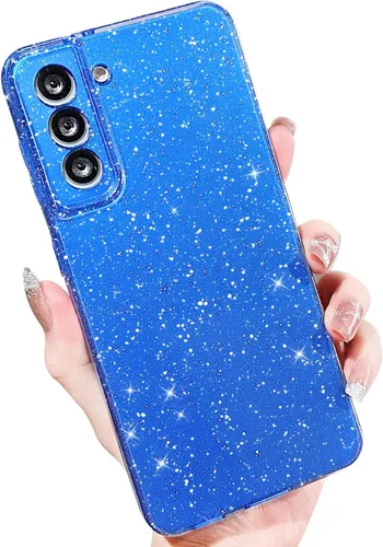 Miniatura 172 de MINSCOSE Compatible con Samsung Galaxy S22 Plus Case, Bonito Color Neón Brillante, con Purpurina Brillante Delgada Resistente a Golpes de Silicona