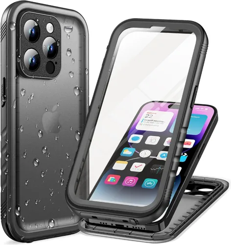 Miniatura 90 de Cozycase TOP Funda impermeable para iPhone 17 Pro Max - Grado militar resistente a todo 360 con protector de cámara de pantalla, doble IP68 a prueba