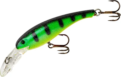 Miniatura 27 de Cotton Cordell Wally Diver Walleye Crankbait Señuelo de pesca Gancho Chartreuse