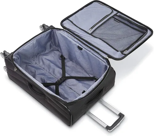 Miniatura 2 de Samsonite Ascella X Softside - Equipaje expansible con ruedas giratorias, Negro