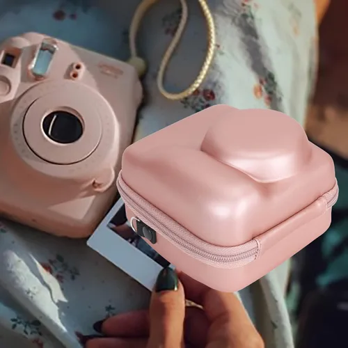 Miniatura 6 de Aenllosi Funda para Cámara Instantánea Fujifilm Instax Mini 11 (Solo Funda), Rosa, 10.5 cm x 14 cm x 10.5 cm, Bolso de viaje Blossom rosado
