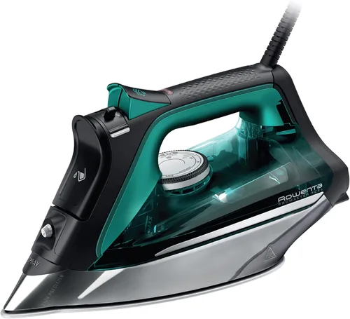 Rowenta Pro Master Plancha de Vapor con Suela de Acero Inoxidable para Ropa, 210 g/min, 400 Orificios Microsteam, Algodón, Lana, Poliéster, Seda,