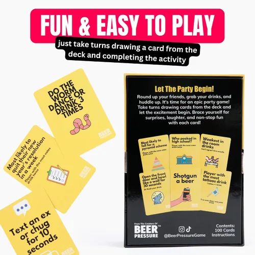 Miniatura 3 de Beer Pressure Juego de cartas para adultos para fiestas