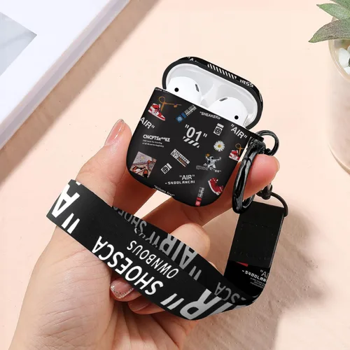 Miniatura 6 de Gedicht Compatible con fundas protectoras Apple Airpods de 2ª generación, zapatos deportivos de baloncesto y fútbol, repuesto suave de TPU
