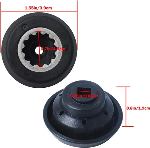 Miniatura 3 de Wadoy Cuchilla N17-1001 con kit de zócalo de accionamiento compatible con Nutribull-et Ma-gic Bu-llet RX Blender piezas de repuesto para 1700 vatios