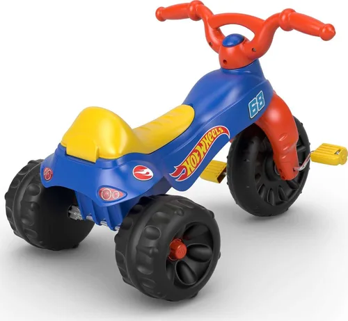 Miniatura 6 de Fisher-Price Triciclo para niños pequeños Barbie Tough Trike, bicicleta de juguete con agarres de manillar y almacenamiento para jugar al aire