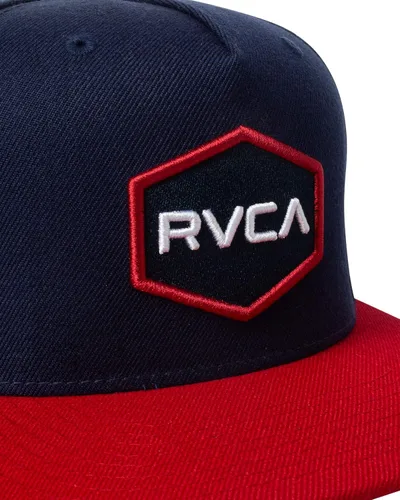 Miniatura 4 de RVCA Sombrero de ala recta ajustable Snapback para hombre