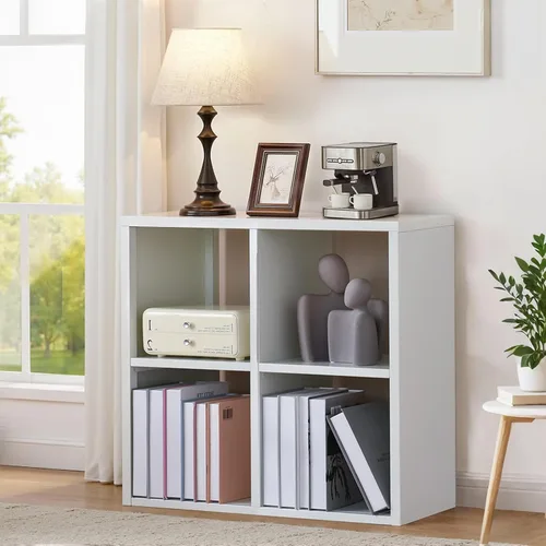 Miniatura 11 de Gabinetes Curio de metal de 5 niveles, gabinete moderno de 71 pulgadas de alto con 4 estantes ajustables, vitrina para oficina en casa, sala