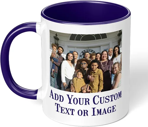 Miniatura 17 de Taza de café personalizada con foto, taza de cerámica personalizada de 11oz, taza de té con foto personalizada, idea única de regalo, Taza Café