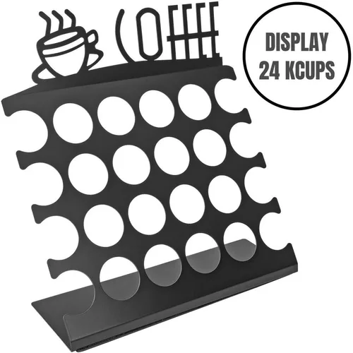 Miniatura 3 de Southern Homewares Soporte para cápsulas K-Cup, estante organizador de cápsulas de café para encimera, capacidad para 24 K-tazas, soporte