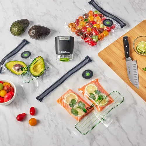 Miniatura 2 de FoodSaver® Bolsas reutilizables con cremallera al vacío de un galón