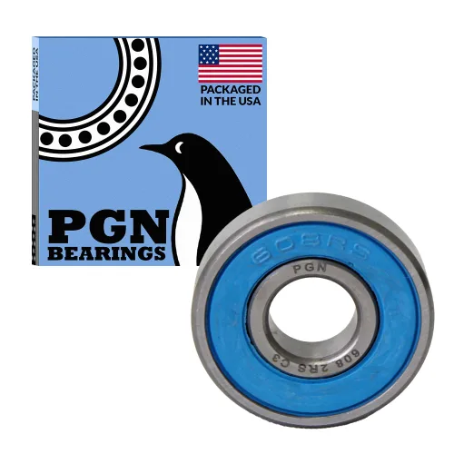 Miniatura 9 de PGN 608-2RS - Rodamiento de bolas sellado de acero cromado lubricado - Rodamientos de 0.315 x 0.866 x 0.276 in con sello de goma y soporte de altas