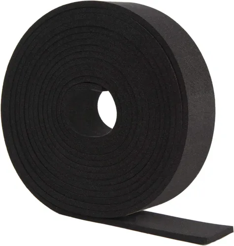 Miniatura 7 de Rollo de Tira de Espuma de Neopreno por Dualplex, 1" de Ancho x 10' de Largo x 1/16" de Grosor, Sellado Contra la Intemperie Tiras de Alta Densidad