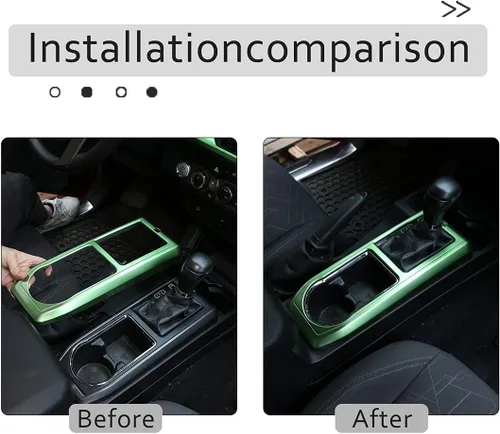 Miniatura 3 de Marco Protector de Panel de Cambio de Engranajes de Control ABS para Automóvil Compatible con Toyota Tacoma 2015 2016 2017 2018 2019 2020 2021 2022