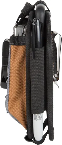 Miniatura 7 de Dickies Bolsa grande para teléfono con 2 compartimentos, clip de acero de ajuste universal para cinturón de herramientas, correa de seguridad sobre