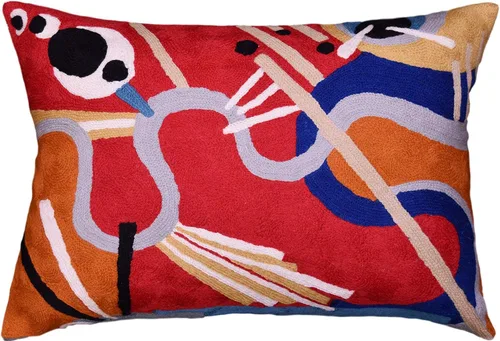 Miniatura 26 de Funda de almohada lumbar Klimt Pájaros verdes Árbol de la vida Floral moderno Almohadas para exteriores Cojín de silla de mediados
