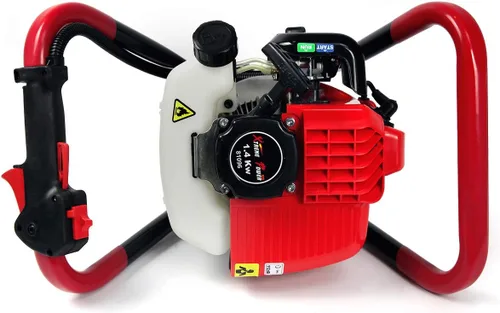 Miniatura 5 de XtremepowerUS excavadora de agujeros para postes de gas tipo V, con motor de 55cc, de 2 tiempos, uso individual