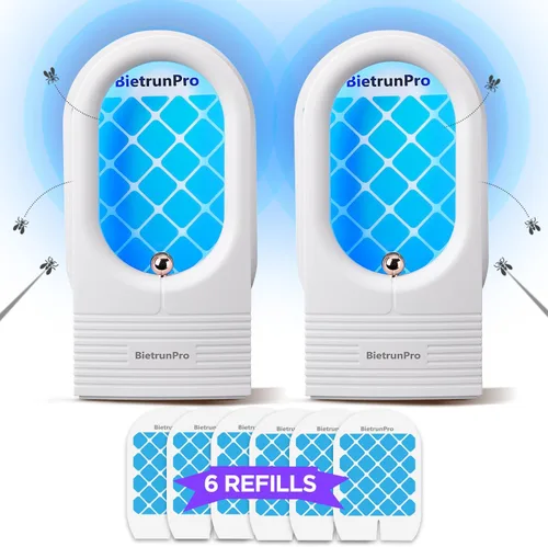 Miniatura 11 de Trampas para Moscas de Fruta/Trampas para Mosquitos para Interiores, Mata Mosquitos con Luz UV y Azul Enchufable, Trampa para Insectos Voladores