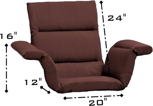 Miniatura 3 de EasyComforts - Almohadón para silla para reducir la presión, talla única Se ajusta a todos, Marrón, 1, 1