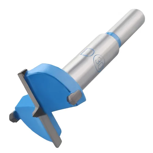 Miniatura 13 de Utoolmart Forstner Brocas de corte de madera de carburo cementado de 0.906 in, cortador de sierra de agujero para carpintería de mango redondo