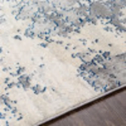 Miniatura 7 de Livabliss Doria - Alfombra abstracta moderna de 6'7" x 9'6", carbón/azul oscuro