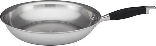 Miniatura 3 de Anolon Advanced Triply - Juego de sartenes de acero inoxidable, juego de sartén, juego de sartenes de 10.25 pulgadas y 12.75 pulgadas, color plateado