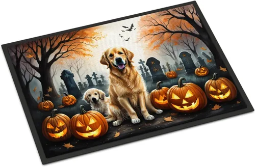 Miniatura 11 de Caroline's Treasures DAC2011MAT - Felpudo de Halloween espeluznante con diseño de Beagle, de 18 x 27 pulgadas, para interiores y exteriores