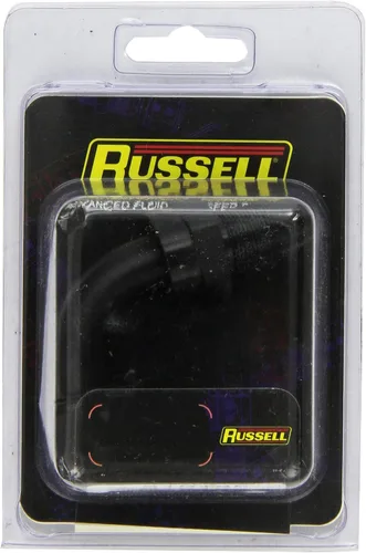 Miniatura 2 de Russell 610185 Extremo de manguera 90 grados 10An Blk