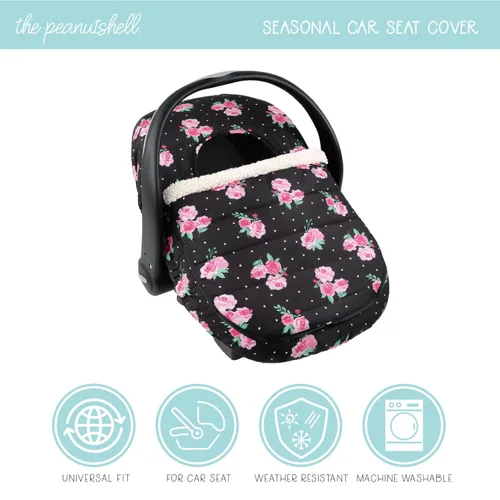 Miniatura 2 de The Peanutshell Funda de asiento de automóvil – Fundas protectoras para bebé, accesorios fáciles de limpiar, resistente a la intemperie, asiento