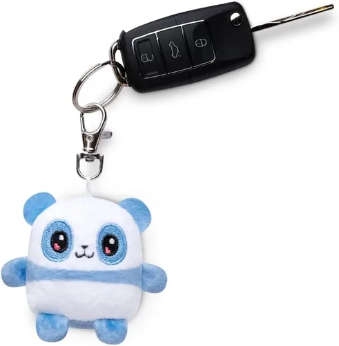 Miniatura 2 de TeeTurtle - Llavero de peluche (panda azul feliz)