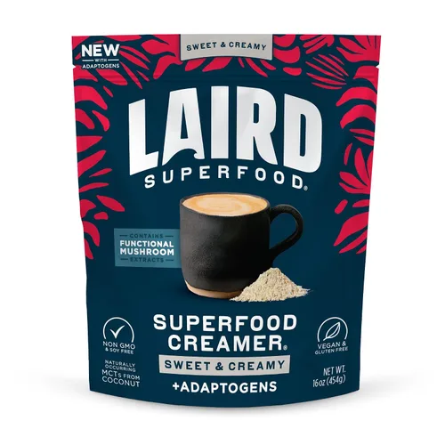 Miniatura 13 de Laird Superfood Creamer - Crema en polvo sabor a cacao, 8 onzas