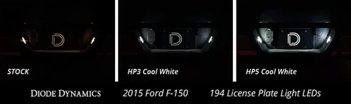 Miniatura 2 de Diode Dynamics LED de placa de matrícula compatible con Ford F-150 2018-2024 (par), 194 SMD2 blanco frío (6000 K)
