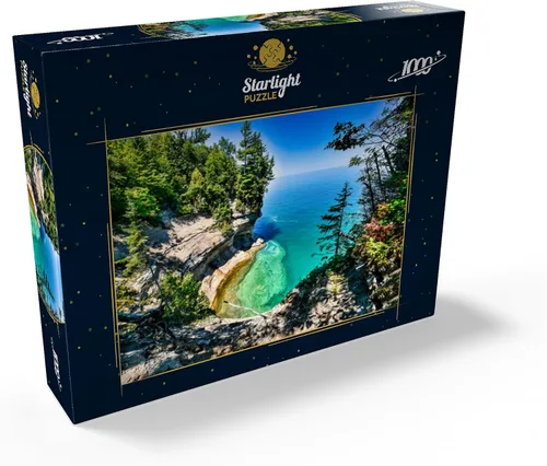 Miniatura 2 de MyPuzzle The Towering View of Lake Superior from Michigan On The Upper Peninsula - Rompecabezas prémium de 1000 piezas para adultos