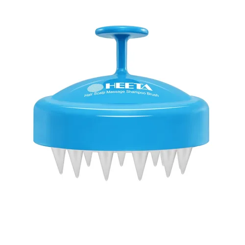 Miniatura 24 de HEETA Masajeador de cuero cabelludo para el crecimiento del cabello, cepillo exfoliante de champú de silicona para el cuero cabelludo