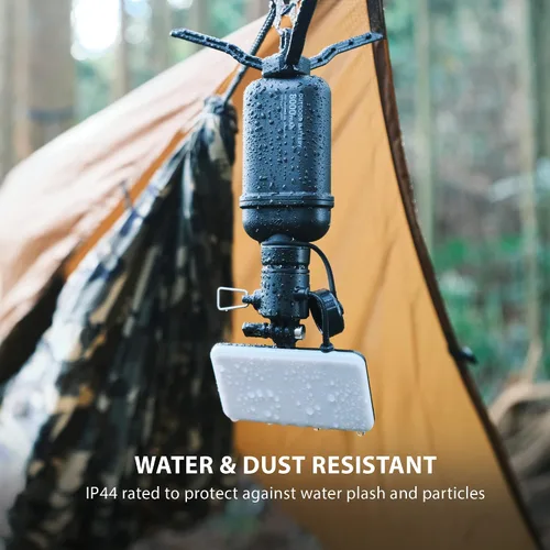 Miniatura 2 de ELECOM NESTOUT - Linterna de panel LED para acampar al aire libre con mini trípode, luz LED regulable alimentada por USB, resistente al agua y polvo