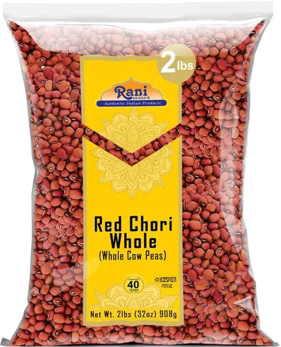 Rani Red Chori Entero (Frijoles Adzuki) 32 oz (2 libras) 32.03 oz ~ Todo natural | Vegano | Apto para gluten | Sin OMG | Kosher | Origen indio