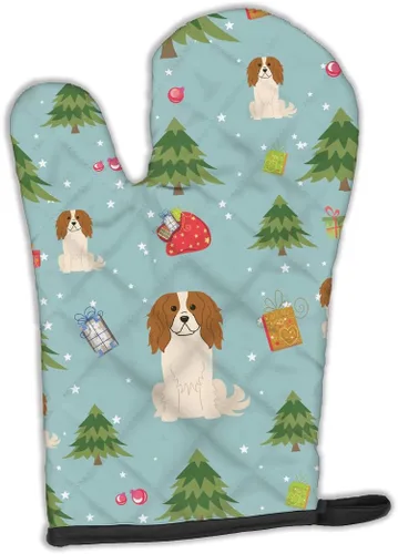 Miniatura 352 de Caroline's Treasures BB2732OVMT Dog House Collection Border Collie - Guante de horno grueso resistente al calor para sartenes calientes y horno