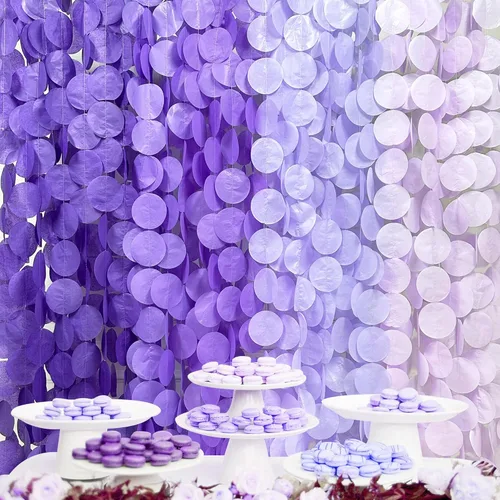 Miniatura 15 de Decoración para fiestas: telón de fondo amarillo degradado y papel de seda para cumpleaños, baby shower y más