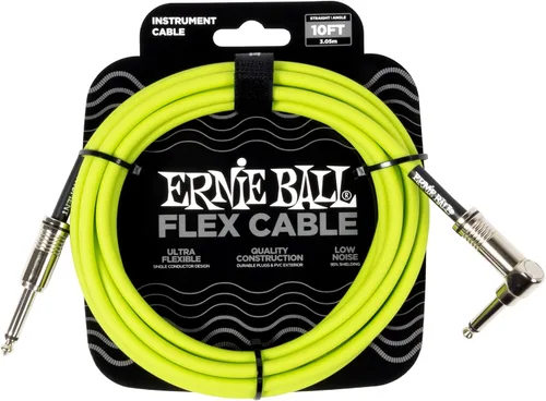 Miniatura 12 de Ernie Ball - Cable de instrumento flex recto/recto 10 pies - Negro (P06434)