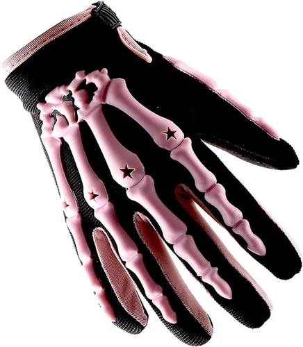 Miniatura 8 de Guantes juveniles de motocross 1Storm para motocicletas, BMX, MX, ATV, bicicletas todoterreno, modelo de esqueleto para niños
