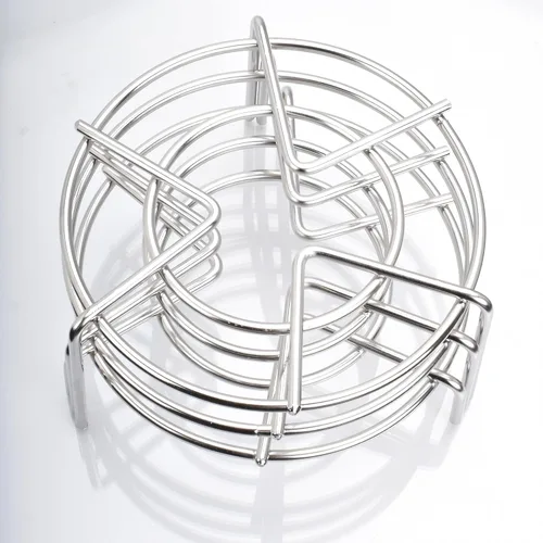Miniatura 11 de Estante de vapor Trivet de acero inoxidable Estante de vapor olla a presión eléctrica Soporte de estante de vapor de 6 pulgadas de diámetro, paquete